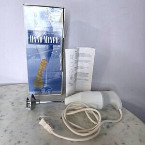 Williams Sonoma Pro Hand Blender Whisk Mixer White Immersion Tested 1264167 READ
